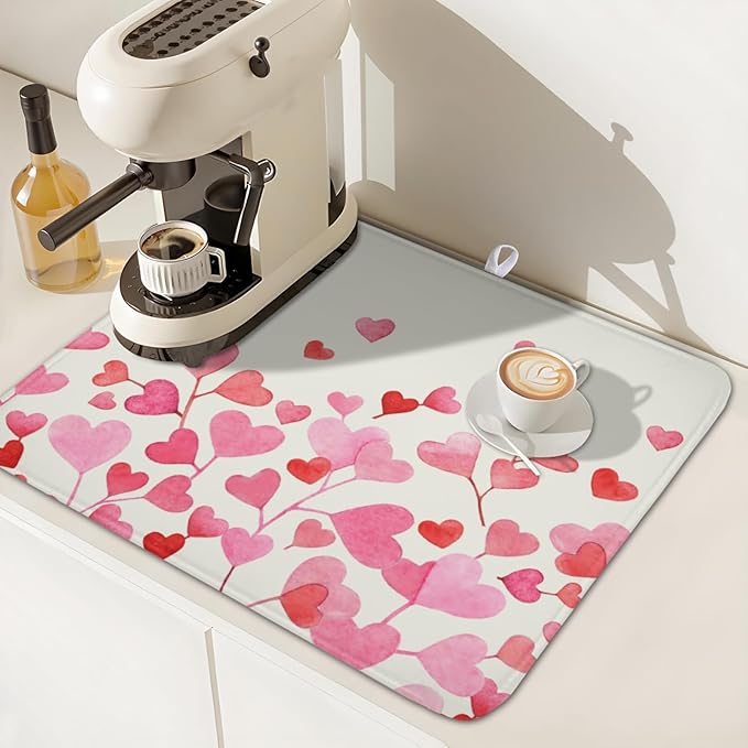 Valentine's Day Dish Drying Mat - Image 7
