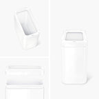 simplehuman 25 Liter / 6.6 Gallon Slim Open Top Small Trash Can, Commercial - Image 2