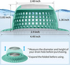 Shower Drain Hair Catcher Bathtub Drain Cover Shower Protector - Image 6