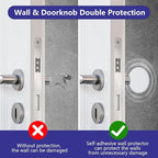 3 1/4 in Wall Protector Round, 10 Pack Doorknob Wall Shield Guard Door Stop - Image 2