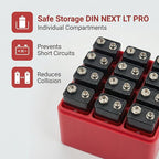 ALCYON Battery Organizer Storage Case, Battery Vault Box Container - Image 3