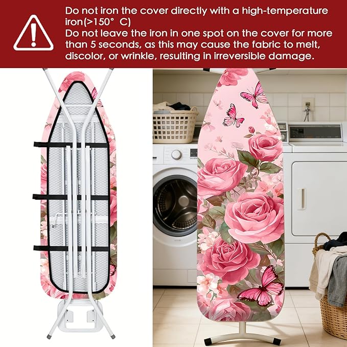 Nuxovilar Ironing Board Cover Needle Cotton 15x54 Inches | Ironing Board Cover - Image 6