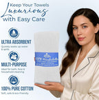 DAN RIVER 12 Pack Wash Cloths for Showering - Image 4