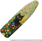 Sprowallow Black Cat Daisy Ironing Board Covers 15 x 54 inch Drawstring - Image 6