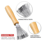 Boao 2 Pieces Hair Brush Cleaning Tool Comb Cleaner Brush Mini Comb Cleaning - Image 3
