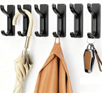 niffgaff Wall Hooks for Coat and Towel: 13lb Adhesive Door Hanger Stick On - Image 5