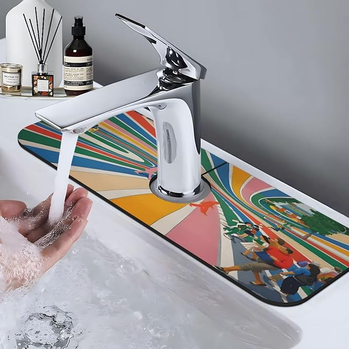 Beatles Come Together Abbey Road Kitchen sink faucet pad, strong water - Image 7