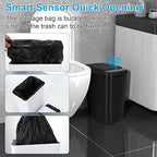 2 Pack Bathroom Trash can, Smart Touchless Trash Can, Automatic Motion Sensor - Image 6