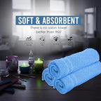 Hand Towels Light Blue Economy Salon Towels - Image 7