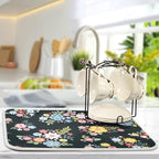 Absorbent Dish Drying Mat for Kitchen Counter - Image 5