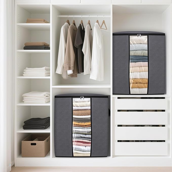 Clothes Storage Bags, 80L Large Capacity Containers - Image 7