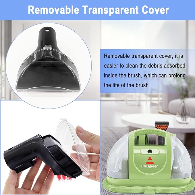 Upgraded 1400B Little Green 5.3" Detachable Tough Stain Brush Tool Replacement - Image 3