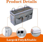 4pcs 3-pockets Wall Hanging Storage Bag, Bedside Caddy Organizer Bags, Bed - Image 4