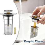 2 Pack Bathroom Sink Drain Strainer, Universal Sink Stopper - Image 6