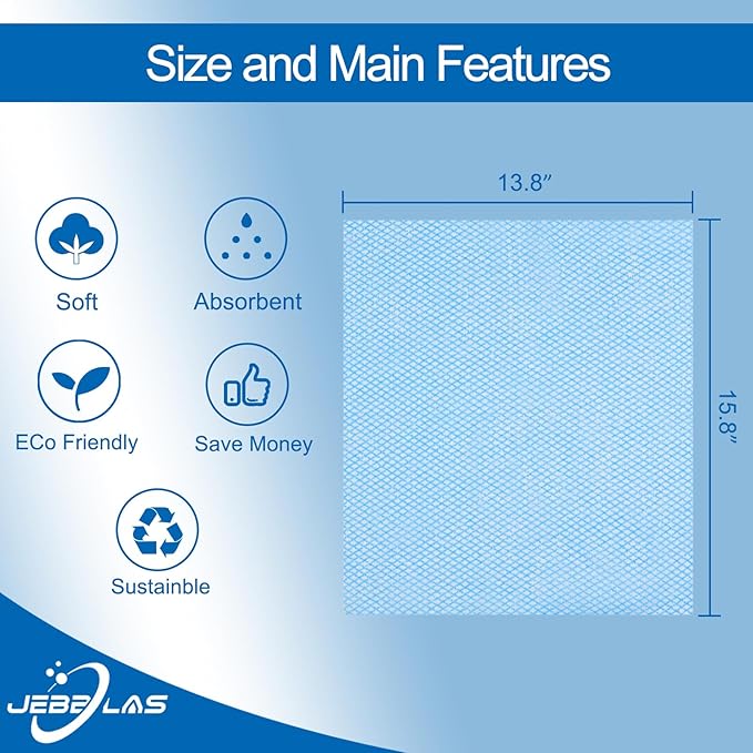 JEBBLAS Disposable Cleaning Towels and Dish Cloths, Reusable Towels, Handy - Image 3