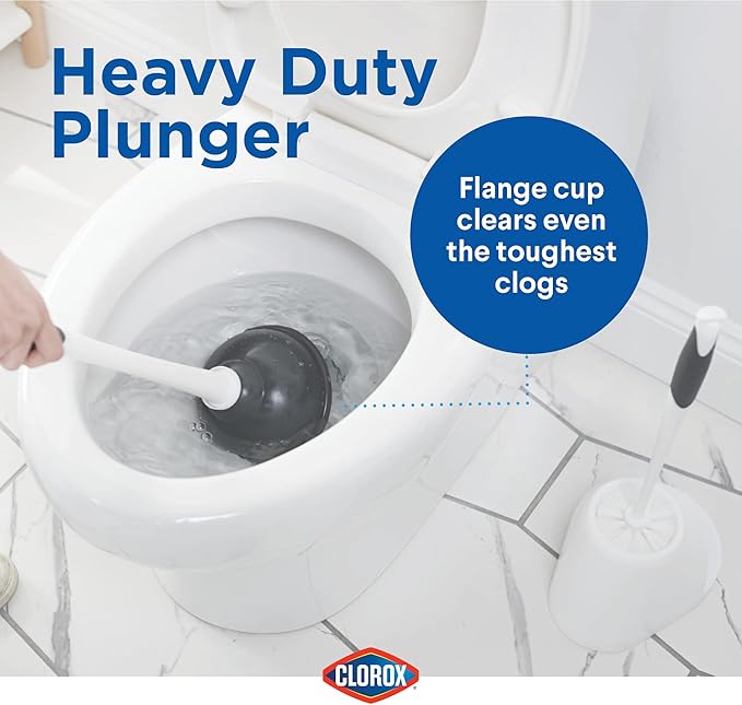 Clorox Toilet Plunger and Bowl Brush Combo Set - Image 3