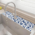 24" X 5.5" Kitchen Sink Splash Guard Faucet Mat Flora Super Absorbent Fast by Unknown