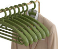 Plastic Clothes Hanger, Extra Thick Plastic Wide Shoulder Adult 360 Degrees by GEMWONDER