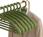 Plastic Clothes Hanger, Extra Thick Plastic Wide Shoulder Adult 360 Degrees by GEMWONDER