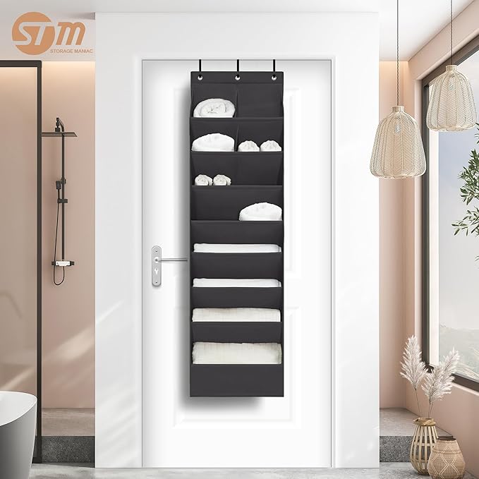 STORAGE MANIAC Over the Door Shoe Organizer Heavy-Duty Large Deep Pocket - Image 2