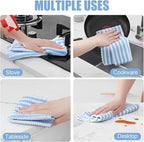 Homaxy Kitchen Towels, Ultra Soft and Absorbent Dish Towels, Reusable Fast - Image 4