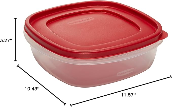 Rubbermaid Easy Find Lids Food Storage Container, 9 Cup, Racer Red - Image 7