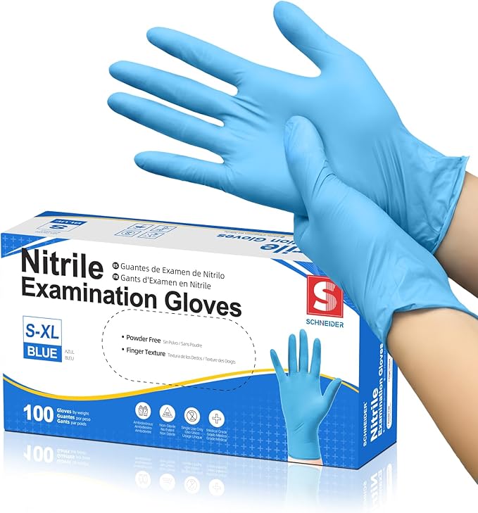 Schneider Nitrile Exam Gloves, and Food Prep by Schneider