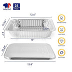JOLLY CHEF 9x13 Aluminum Pans - Image 2