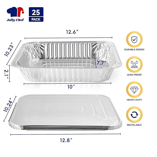 JOLLY CHEF 9x13 Aluminum Pans - Image 2