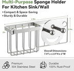 Sponge Holder for Kitchen Sink, Sponge Caddy for Scrub Daddy / Scrub Mommy - Image 2