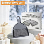 THINKLEARN 2PCS Small Dust Pan and Brush Set, Mini Broom and Dustpan Set - Image 7