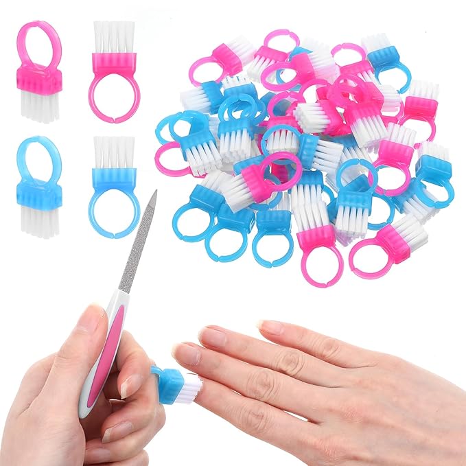 40Pcs Mini Nail Brush Ring Cleaner, Ymapinc Hand & Nail Brush by Unknown
