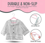 25 Premium Kids Velvet Hangers - Image 8