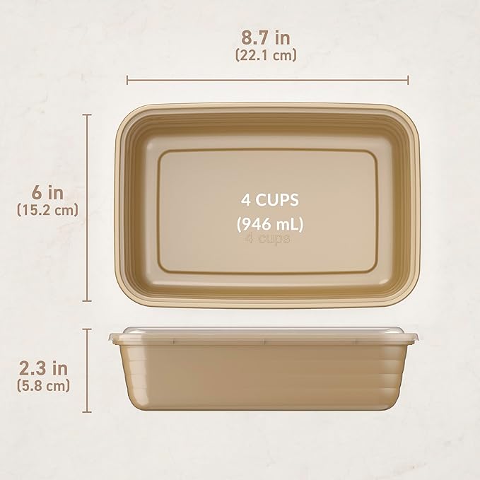 Bentgo Prep - 20-Piece 1-Compartment Reusable Meal Prep Containers - Image 7