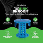 SinkShroom SSBLU988 Sink Drain Protector Hair Catcher/Strainer/Snare - Image 5