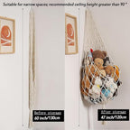 Stuffed Animal Storage Organizers Corner Hanging Ne 60" L Stuffy Animal Hammock - Image 3