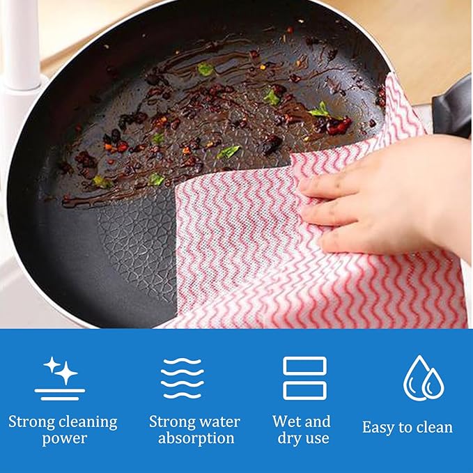 Disposable Cleaning Towels Disposable Cleaning Towels, Reusable Towel, Handy - Image 3