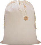 Cotton Canvas Laundry Bag 33"Wx 35"H, Thick Cotton Laundry Bag by CALACH