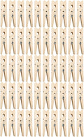 Wooden Clothes Pins, Natural Wood, 50 Pack, 3 Inch, Wooden Rust Resistant by DIAO79NI