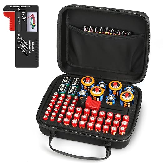 Battery Organizer, Battery Organizer Storage Case - Image 8
