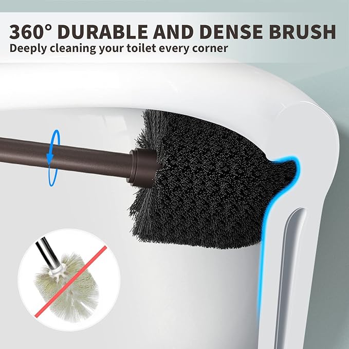UPTRONIC Toilet Brush, Toilet Bowl Brush - Image 2