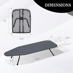 Metal Mesh Panel Tabletop Ironing Board | Foldable Iron Board | Heavy Duty - Image 6