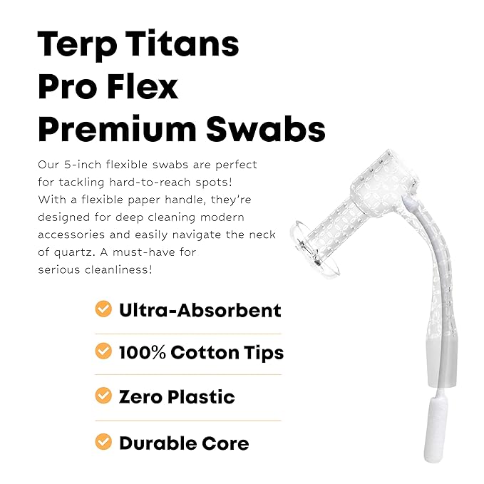 TerpTitans – Pro Flex – Flexible 5-inch Cotton Swabs - Image 2