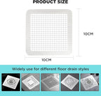 35 Pack Disposable Floor Drain Stickers, Hair Drain Stickers Disposable Shower - Image 2