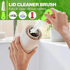 Bottle Brush Cleaner Set of 3, 14 in Long Handle Water Bottle & Straw Cleaner - Image 6