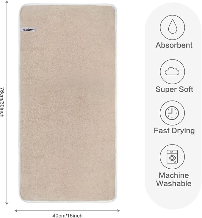 KinHwa Microfiber Hand Towels Ultra Soft Hand Towels - Image 2