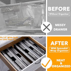 SpaceAid WrapNeat 2 in 1 Wrap Organizer - Image 2