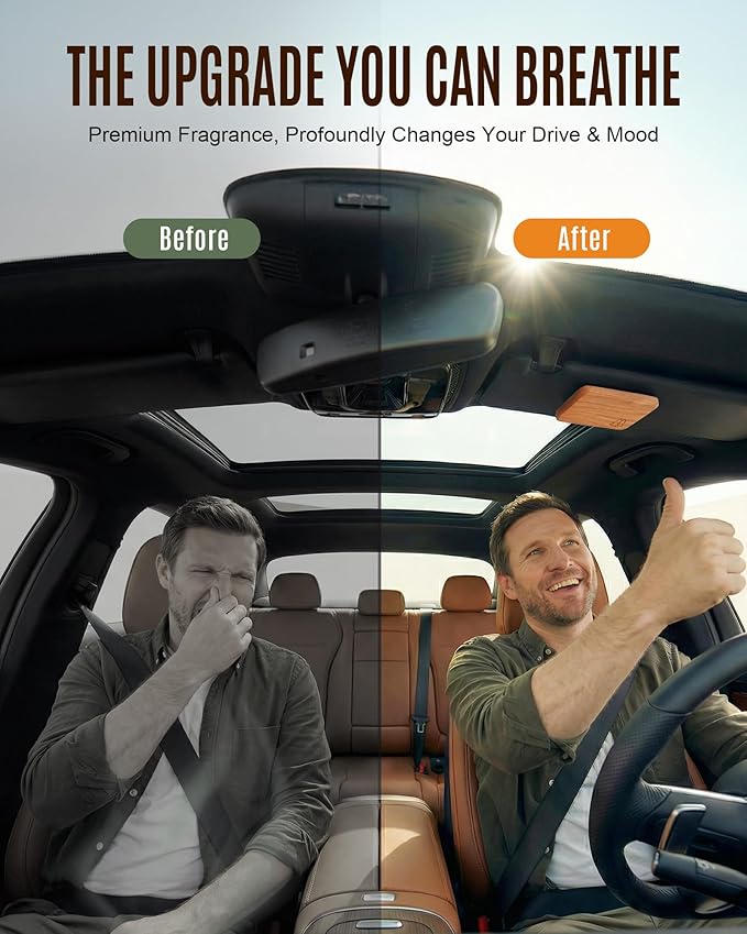 Natural Wooden Car Air Freshener - Image 9