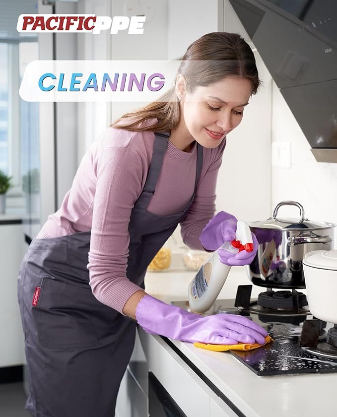 PACIFIC PPE 2 Pairs Dishwashing Cleaning Gloves - Image 6