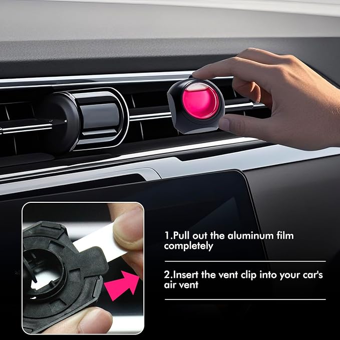 Car Air Freshener Vent Clips, 12 Pack, Provides Long-Lasting Scent, Car - Image 4